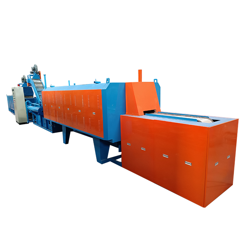 Mesh belt carburizing quenching and tempering oven