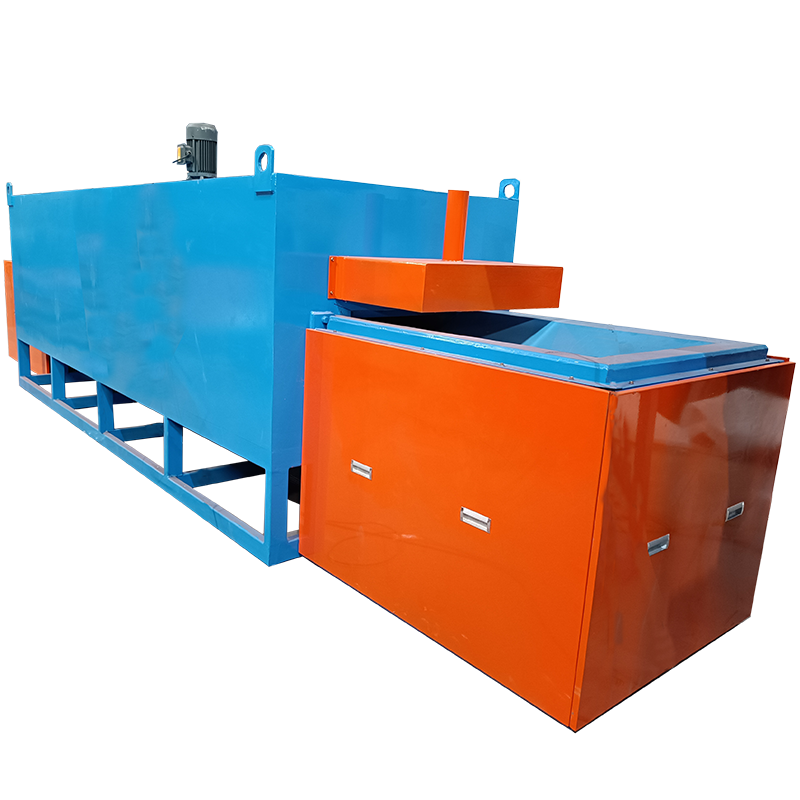 Mesh belt quenching tempering furnace for concrete nails