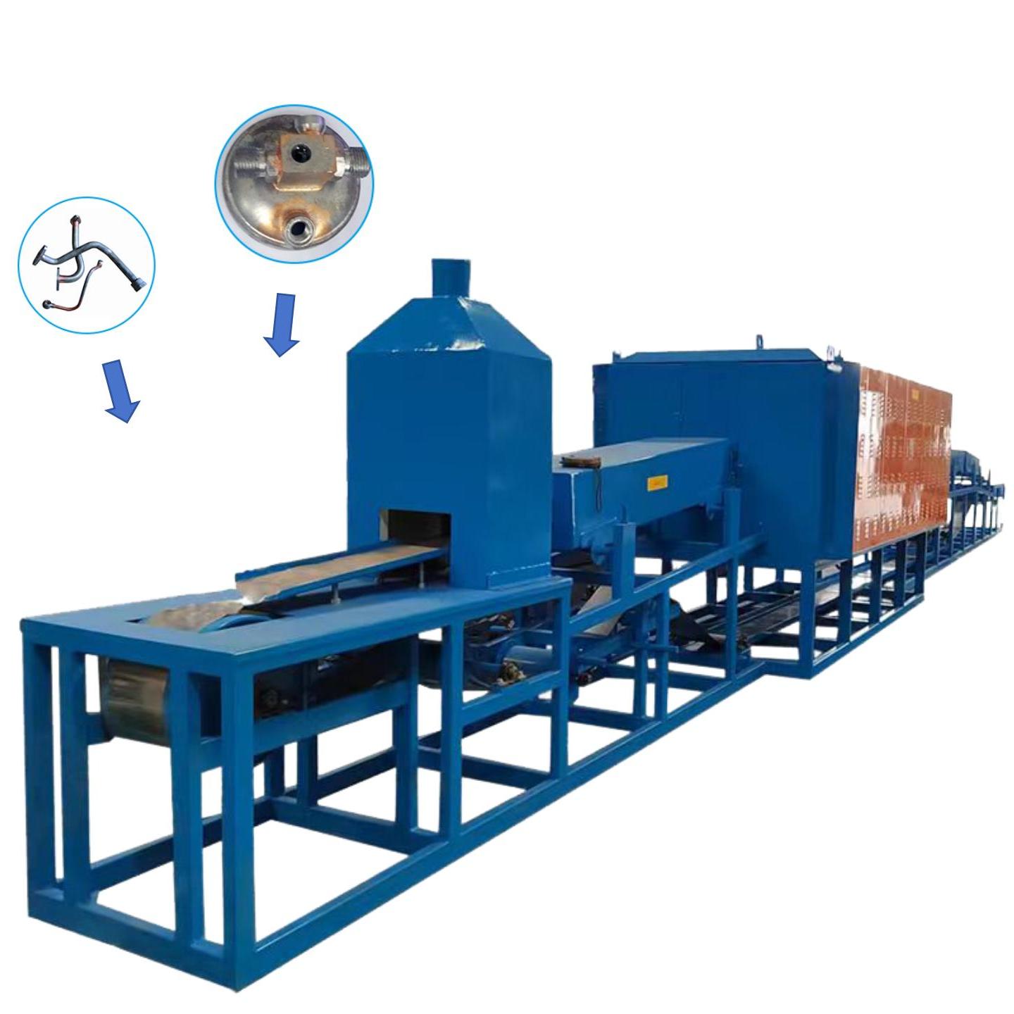 1200 ℃ industrial continuous copper brazing furnace