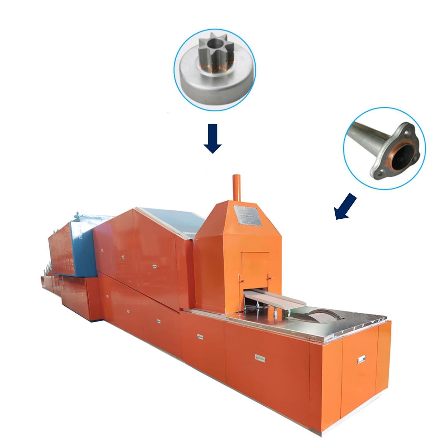 Brazing furnace in industrial for copper