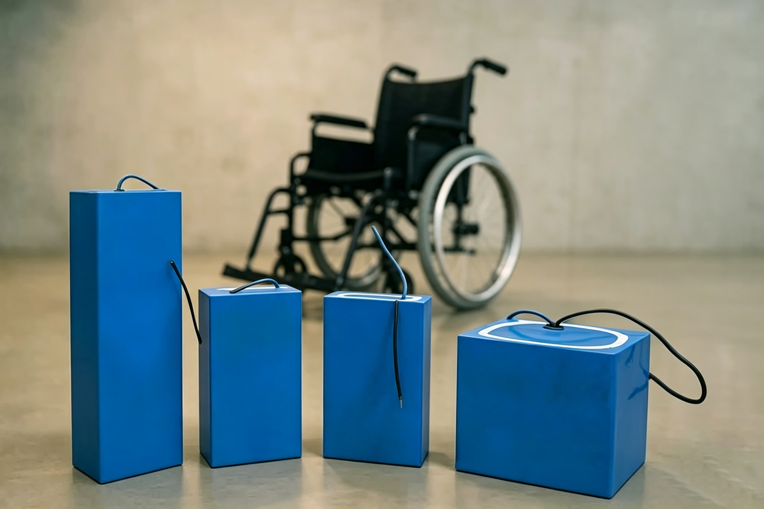 Electric wheelchair lithium battery