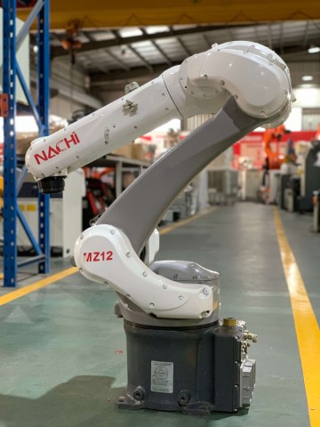 Used Nachi MZ12 6-Axis Industrial Robot Arm (12kg Payload) with CFD Controller
