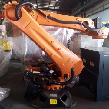 Used KUKA KR 120 R3200 PA QUANTEC Palletizing Industrial Robot Arm with KR C4 Controller