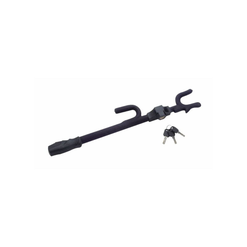 High Security Car Anti-Theft Steering Wheel Lock - Stainless Steel Design