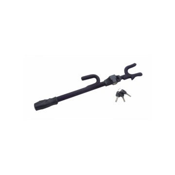 High Security Car Anti-Theft Steering Wheel Lock - Stainless Steel Design