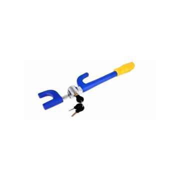 Car Steering Wheel Lock That Combines An Emergency Escape Tool With A High-Quality Anti-Theft Device