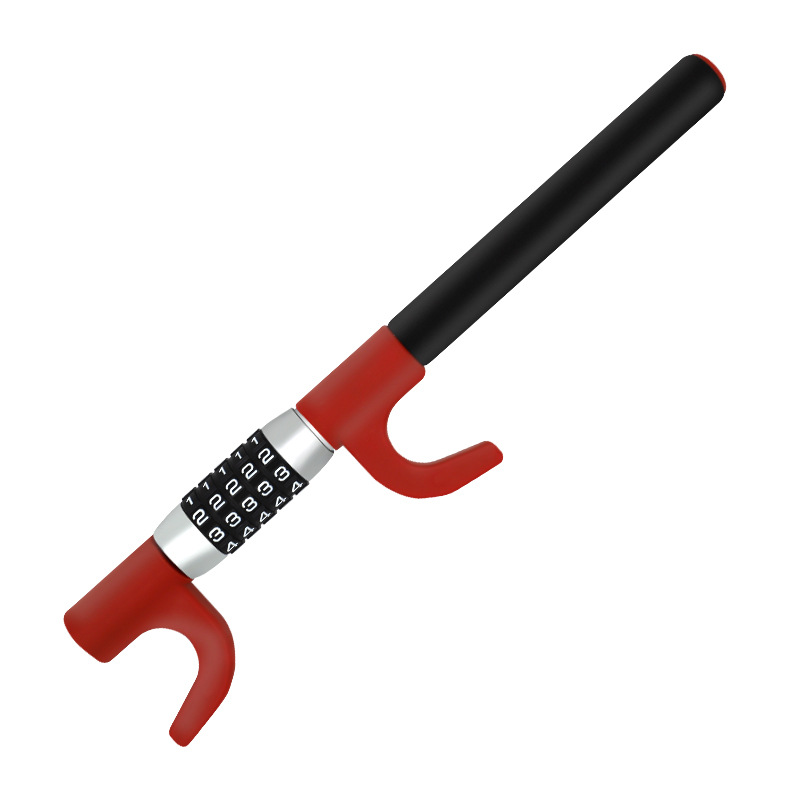 Steering Wheel Lock Anti-Theft Car Lock, Keyless Password 5 Coded Combination Antitheft Lock