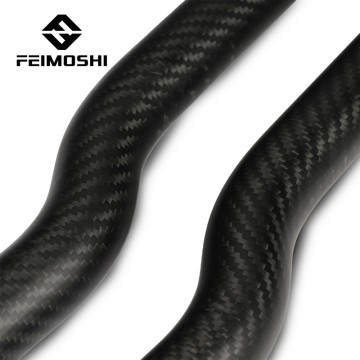 Bent/curved Matte Carbon Fiber Tube Bent/curved Matte Carbon Fiber Tube