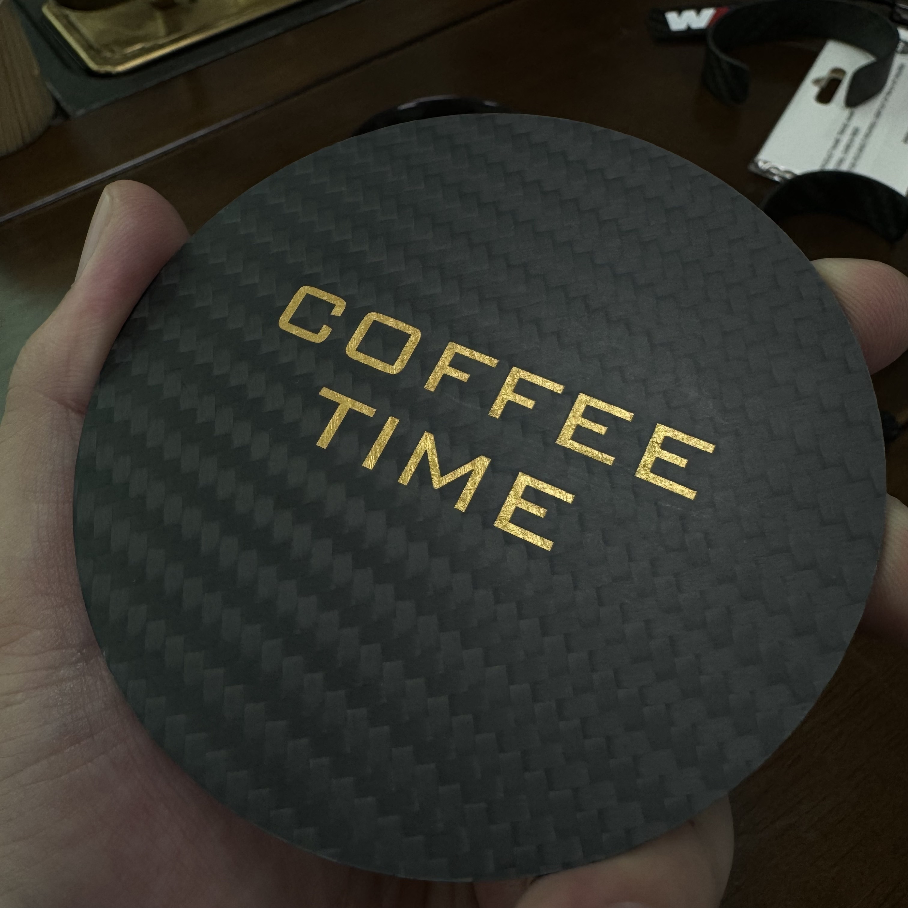 Engraved Logo Carbon Fiber Sheet - Stylish & Durable Design