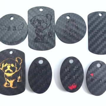 Carbon Fiber Military License Plate dog tag- Durable & Stylish gift for men
