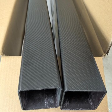 Custom Large Square Carbon Fiber Tube - Durable & Lightweight