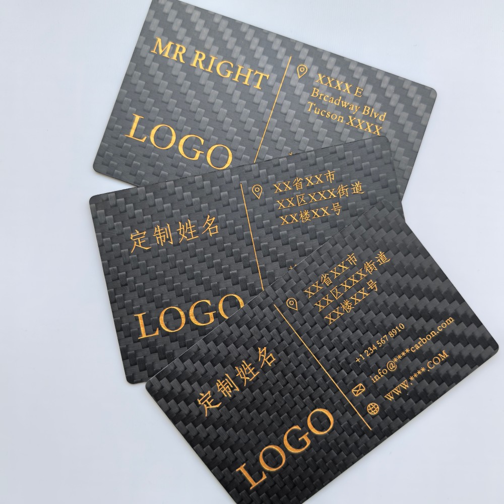 Custom Carbon Fibre Business Cards – Luxurious, Durable Cards To Make Your Business Shine