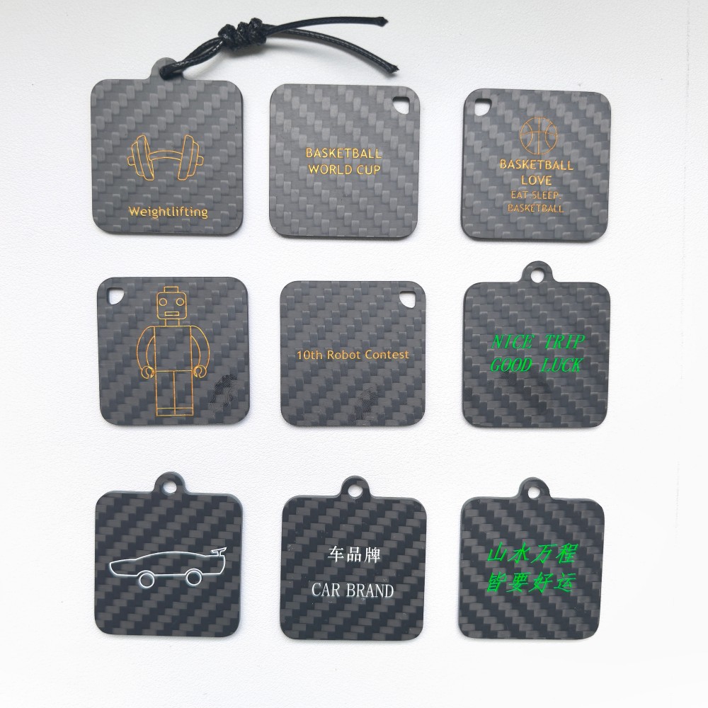 Best Fitness Centre Gift & Branding Ideas Custom Made Carbon Fibre Key Chains