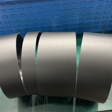 Premium colored carbon fiber Snare Drum Shell - 14 x 6.5 Maple Finish