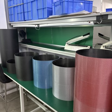 Custom Carbon Fiber Snare Drum Shells for Premium Drum Builders