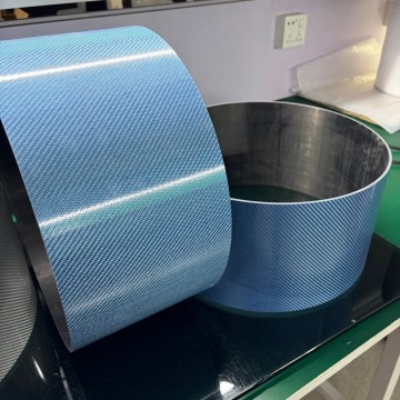 Custom Matte Blue Carbon Fiber Drum Shell for Snare & Tom