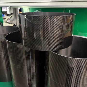 Gloss Finish Carbon Fiber Drum Shell for Drum Kit Custom Build