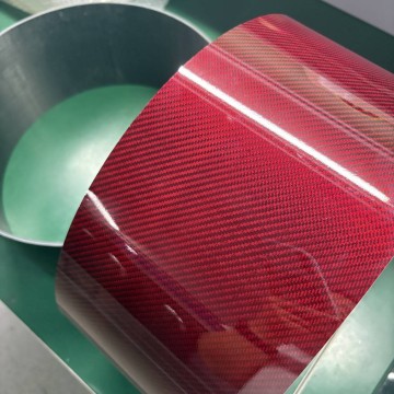 Custom Red Gloss Carbon Fiber Drum Shell for Premium Drum Builds