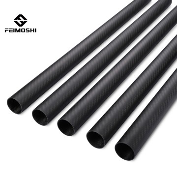 Real pure 3K carbon fiber tube From FMS composite material