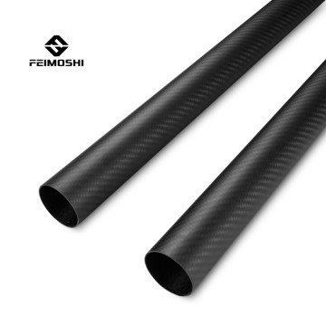 high quality 3k full carbon fiber round tube