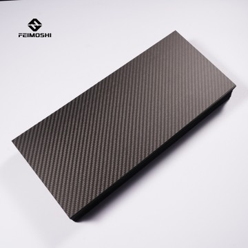 Easy-to-bend 0.3mm thickness 3K twill matte carbon fiber plate/strip