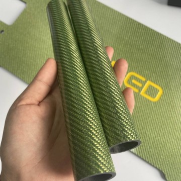 3K twill plain weave glossy matte carbon fiber tube carbon fiber color tube