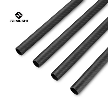 factory high strength 3K hollow round Carbon Fiber Tube 1000mm