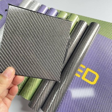 Color 3K full carbon fiber sheets plates grey carbon fiber panels