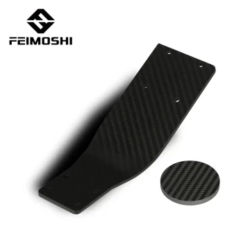 custom shaped carbon fiber mounting parts