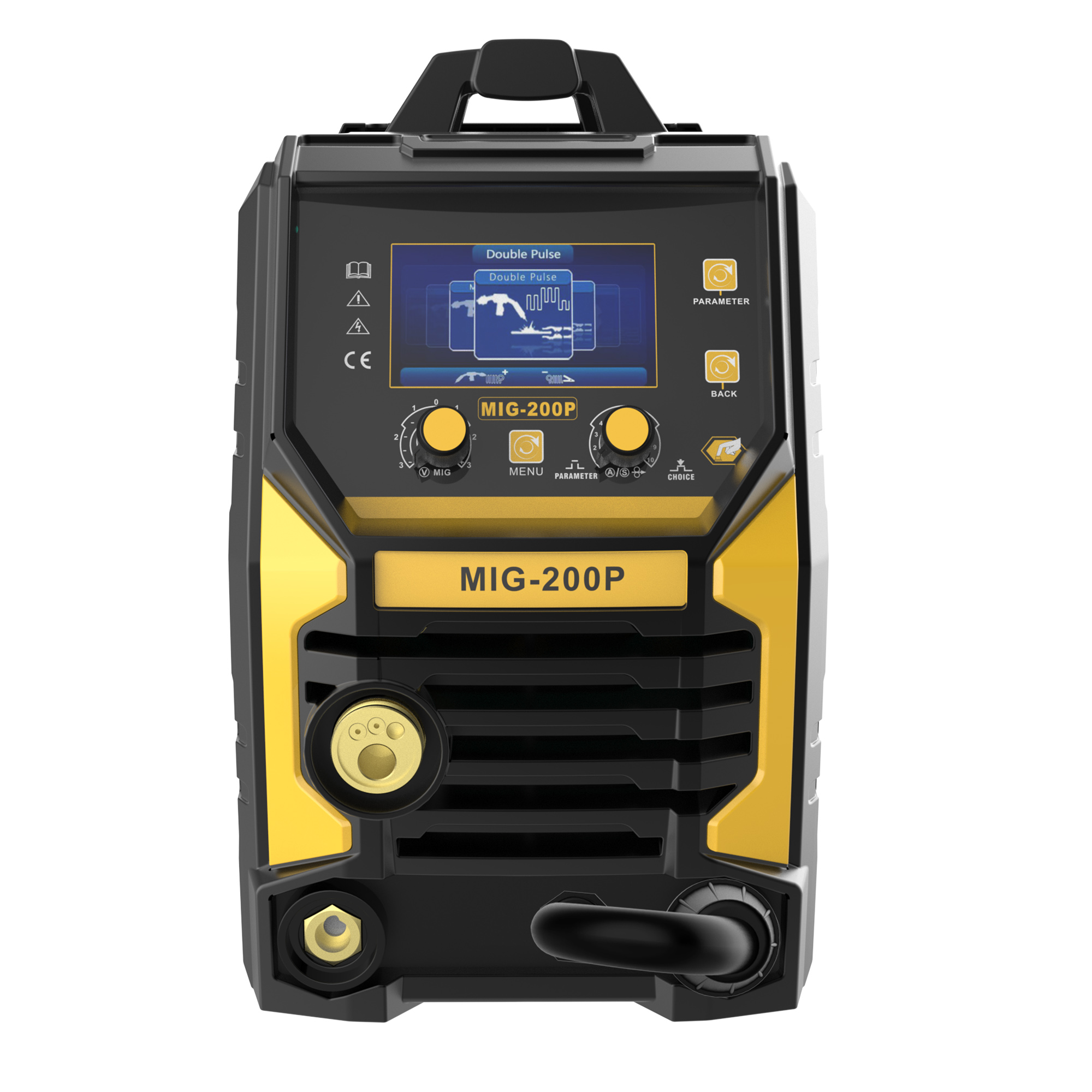 110V double pulse welder 200amp 8 in 1 Gas MIG/...
