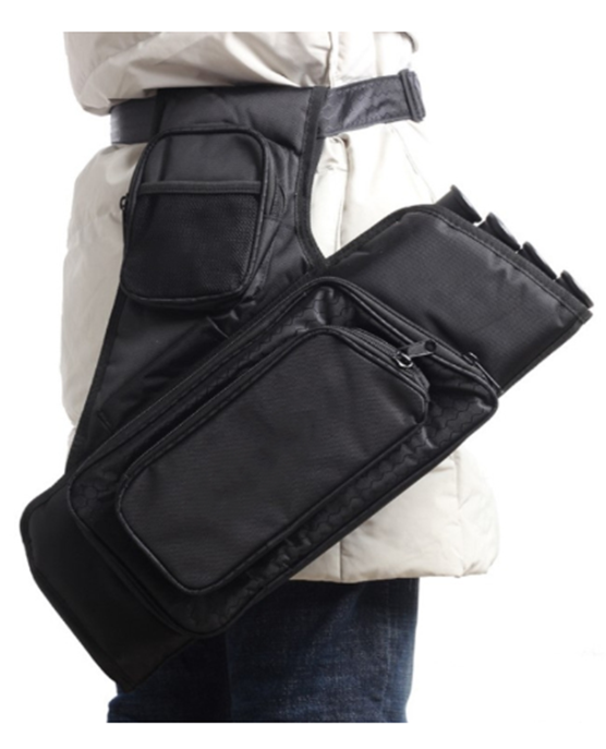 Outdoor Archery Four Tube Arrow Pot Waist Type Quiver Tube Bag2