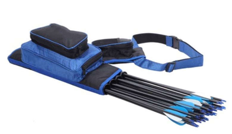 Outdoor Archery Four Tube Arrow Pot Waist Type Quiver Tube Bag3