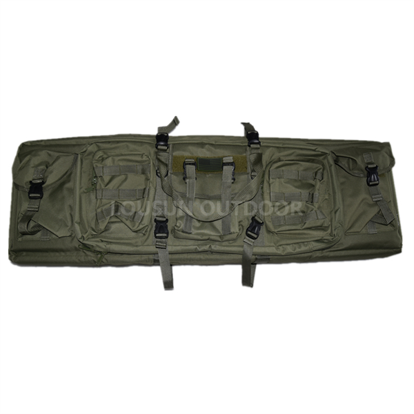 Tactical Waterproof Double Rifle Pistol Bag 43.5 Inch Length