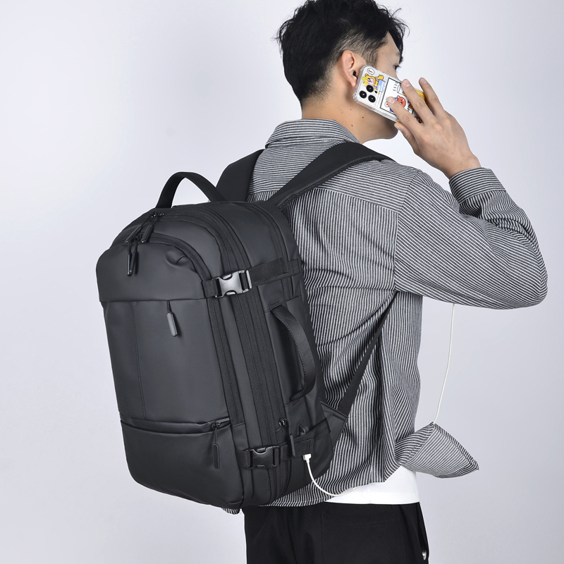 ODM Leather Membrane Notebook Bag For Travel And Business