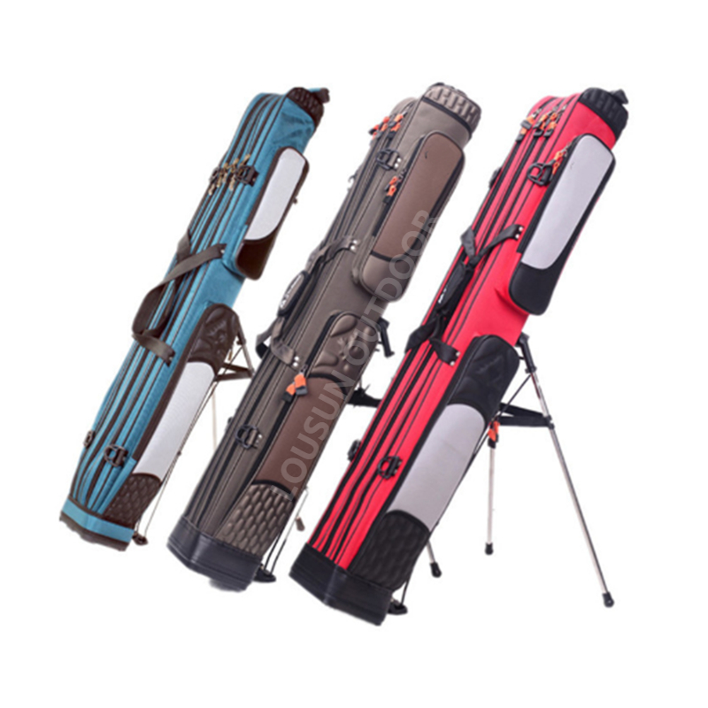 Waterproof 1680d Oxford Fishing Tackle Bag With Steel Holder