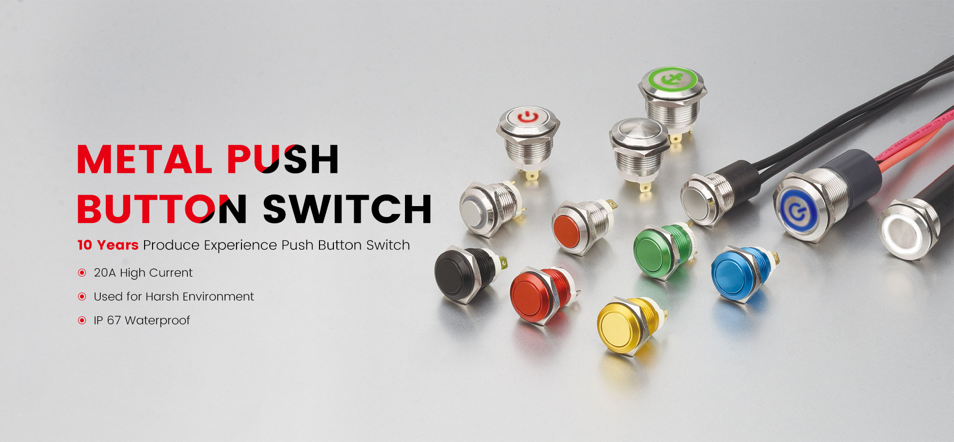 Metal Push Button Switch-banner