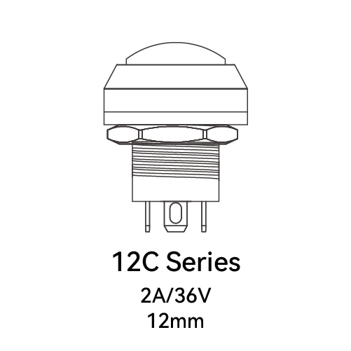 Push Button Switch 12C Series 04
