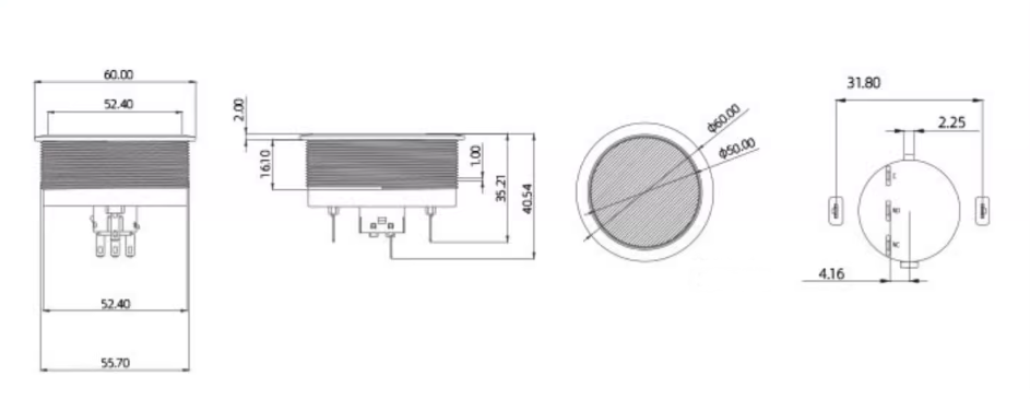 Ip65 Push Button Switch Drawing