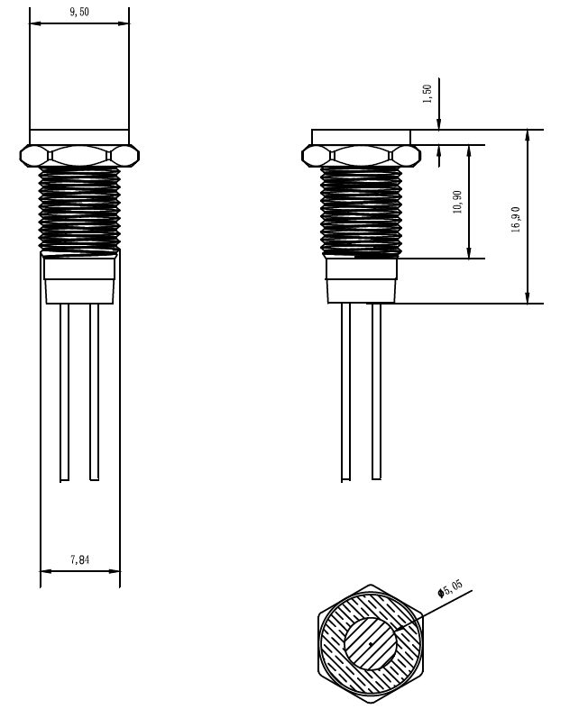 Metal Signal Indicator Drawing