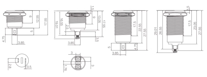 Signal Indicator Light Drawing
