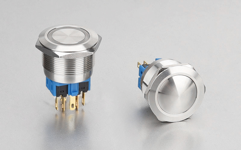 Press button light switches 25F Series