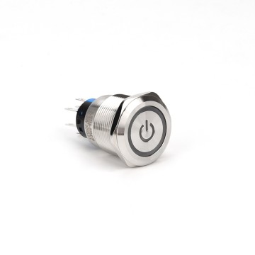 Edelstahl-Drucktaster der Serie 22A