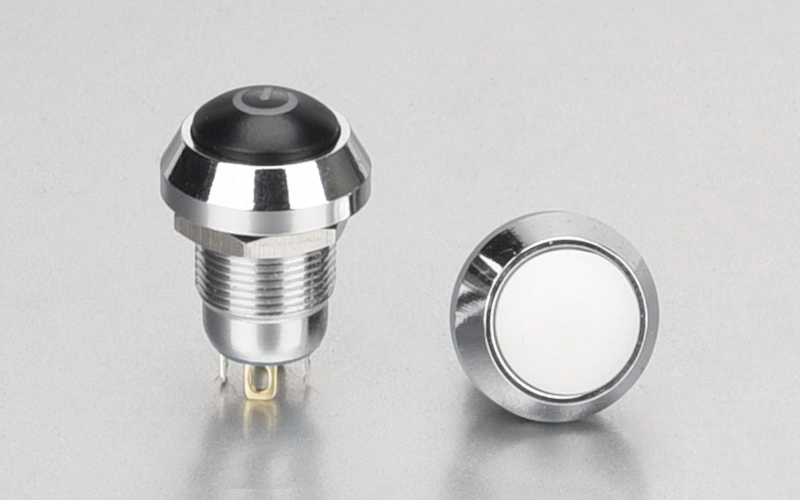 Round Metal Push Button Switches 12C(PBS-33B) Series