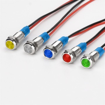 Metal Signal Indicator Lamp with Wire 6XB Series