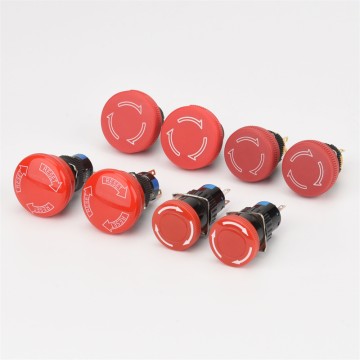 Plastic Emergency Stop Button L16A Series