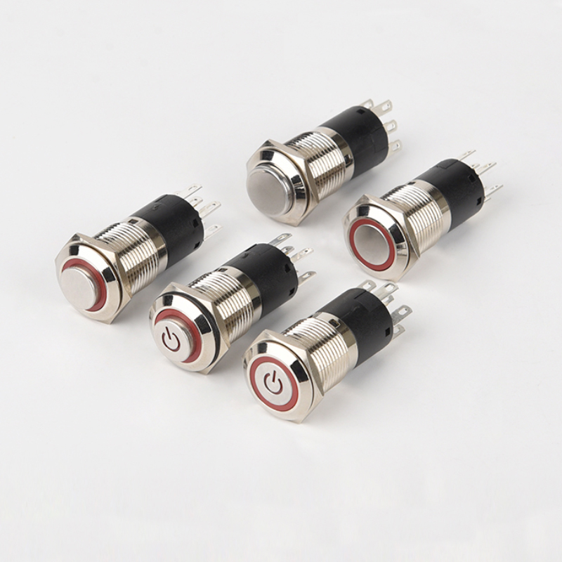 Interruttore a pulsante DPDT serie 16A6