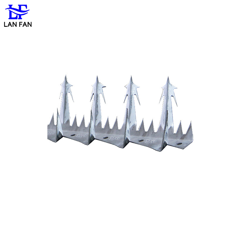 Anti-Climb High Security Sharp Razor Wall Spikes on Top of Wall and Fence