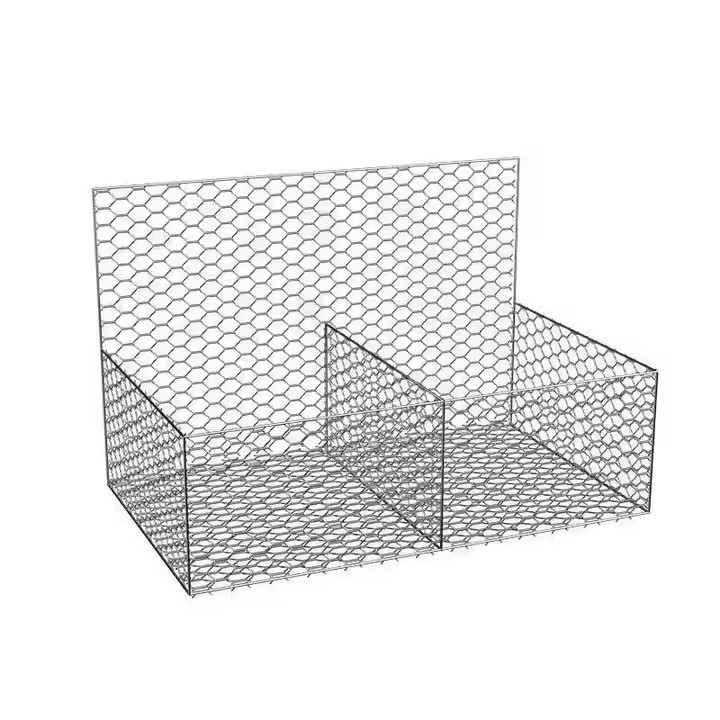 Gabion Box Stone Cage Hexagonal Gabion Retaining Wall Galvanized Woven Wire Mesh Gabion Basket