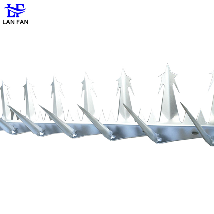 1.2m Larges Size Rust Proof Shark Tooth Wall Spike Metal Protective Anti Climb Fence Spikes