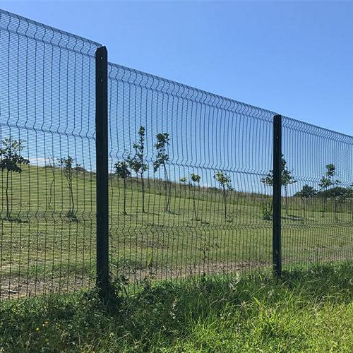 Anti-Climb Security Fence 358 Fence Panels Black Powder Coated Clear View Fence